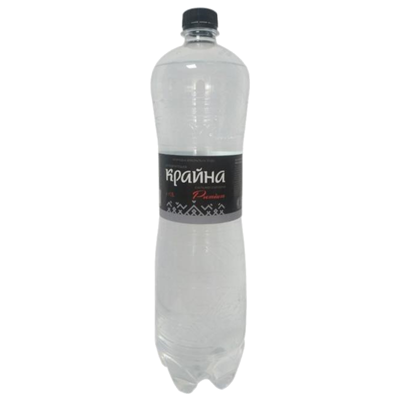 Вода мінеральна КРАЙНА, сильногазована, 1,5л